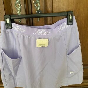 Fabletics Women's Lavender Athletic Skort  with Pockets